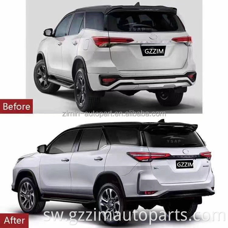 high quality car front facelift upgrade kit for fortuner 2016 upgrade to fortuner 2020